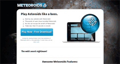 Desktop Screenshot of downloadmeteoroids.com